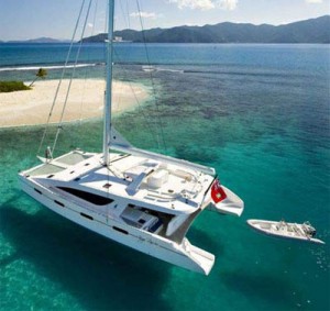 fully crewed catamaran sailing vacations in the BVIs