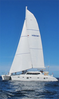 catamaran crewed charter caribbean