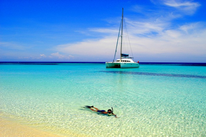 Caribbean sailing vacations on a catamaran